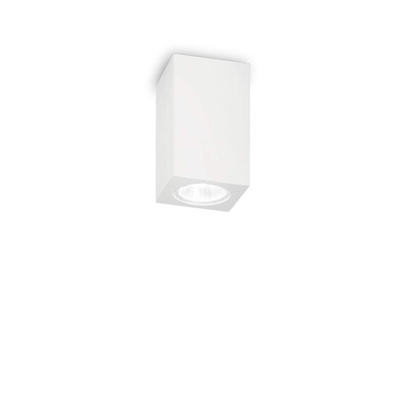 Луна за открит монтаж LOOK PL1 SQUARE D70 H110 GESSO 155791 Ideal Lux 1xGU10 | Osvetlenieto.bg