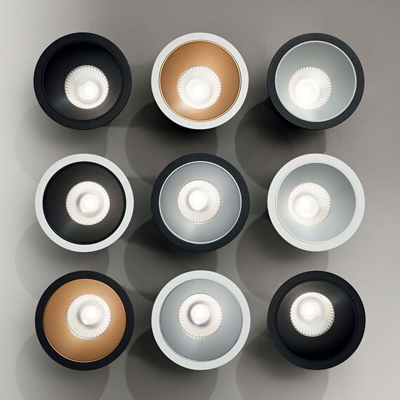 Луна за вграждане GAME ROUND WHITE BLACK 192277 Ideal Lux LED | Osvetlenieto.bg