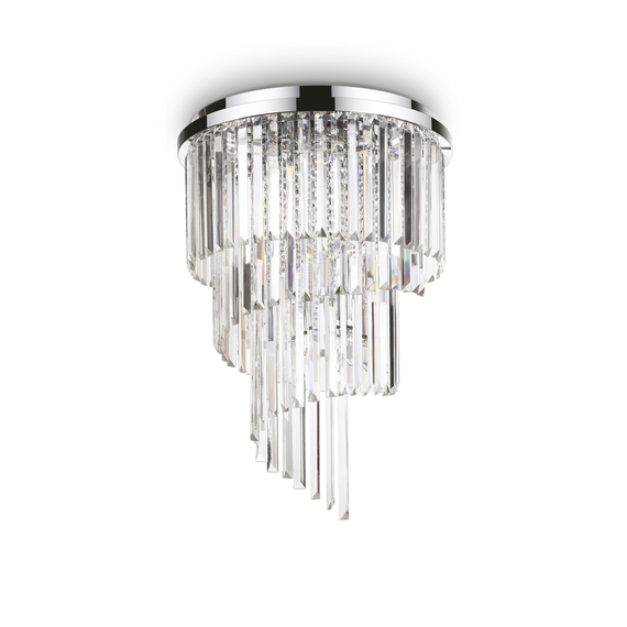 Плафон CARLTON PL12 CROMO 168937 Ideal Lux 12xE14 | Osvetlenieto.bg