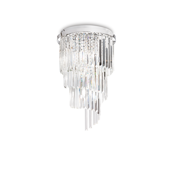 Плафон CARLTON PL8 CROMO 168920 Ideal Lux 8xE14 | Osvetlenieto.bg