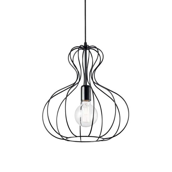 Полилей Ampolla-1 Sp1 Nero 148502 Ideal Lux E27 | Osvetlenieto.bg