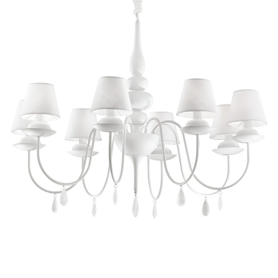 Полилей BLANCHE SP8 BIANCO 035574 Ideal Lux 8xE14 | Osvetlenieto.bg