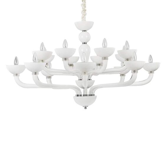 Полилей Casanova Sp16 Bianco 094120 Ideal Lux E14 | Osvetlenieto.bg
