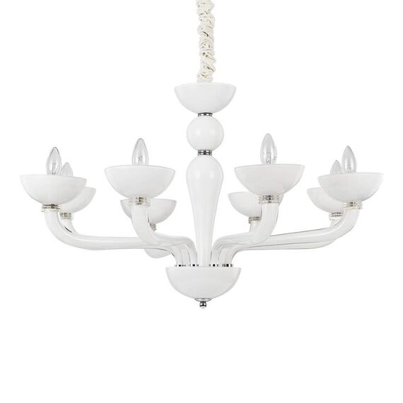 Полилей Casanova Sp8 Bianco 094045 Ideal Lux E14 | Osvetlenieto.bg