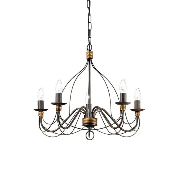 Полилей Corte Sp5 Ruggine 057187 Ideal Lux E14 | Osvetlenieto.bg