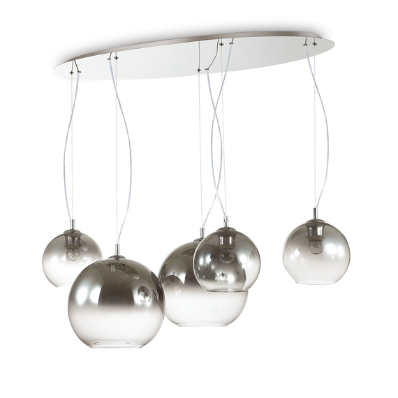 Полилей NEMO SP5 CROMO SFUMATO 138305 Ideal Lux 5xE27 | Osvetlenieto.bg