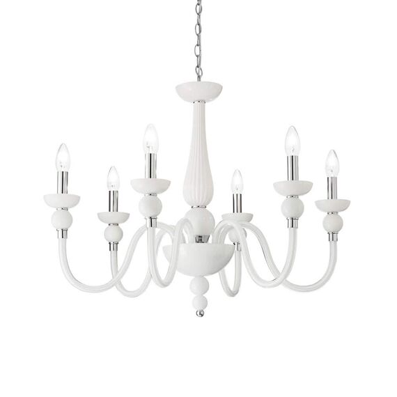 Полилей Doge Sp6 Bianco 113678 Ideal Lux E14 | Osvetlenieto.bg