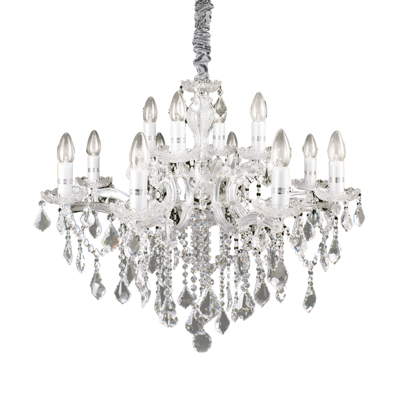 Полилей FLORIAN SP12 CROMO 035604 Ideal Lux 12xE14 | Osvetlenieto.bg