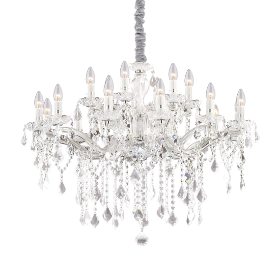 Полилей FLORIAN SP18 CROMO 075150 Ideal Lux 18xE14 | Osvetlenieto.bg