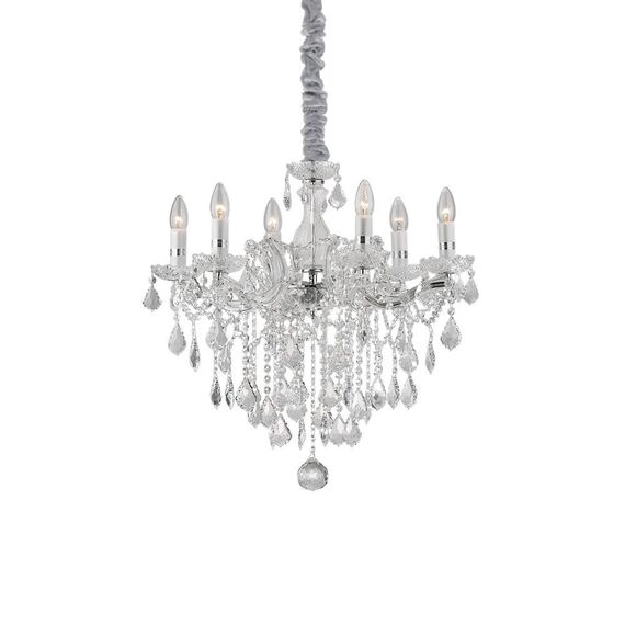Полилей Florian Sp6 Cromo 035628 Ideal Lux E14 | Osvetlenieto.bg
