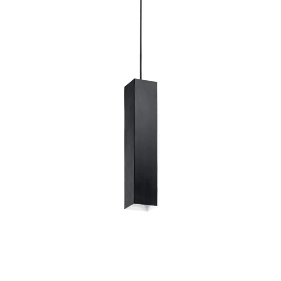 Полилей LOOK SP1 SQUARE D60 H400 NERO 126913 Ideal Lux 1xGU10 | Osvetlenieto.bg