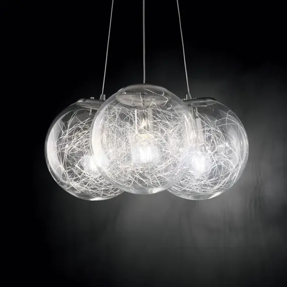 Полилей MAPA SAT SP3 NICKEL 176031 Ideal Lux E27 | Osvetlenieto.bg