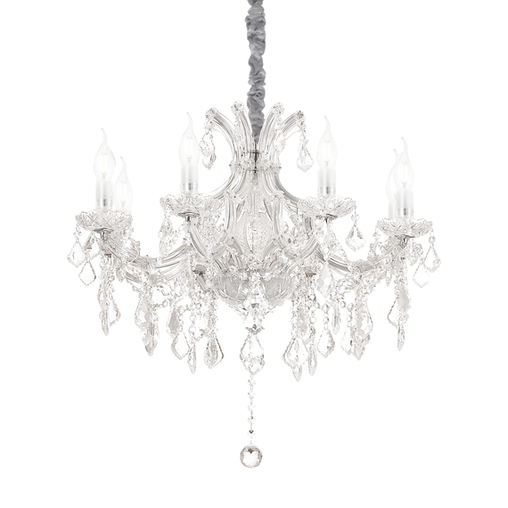 Полилей NAPOLEON SP8 CROMO 167244 Ideal Lux 8xE14 | Osvetlenieto.bg