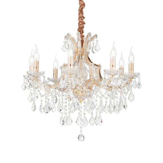 Полилей NAPOLEON SP8 ORO 167398 Ideal Lux E14 | Osvetlenieto.bg