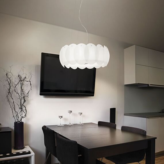 Полилей Ovalino Sp8 Bianco 090481 Ideal Lux E27 | Osvetlenieto.bg