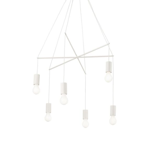 Полилей POP SP6 BIANCO 186795 Ideal Lux 6xE27 | Osvetlenieto.bg
