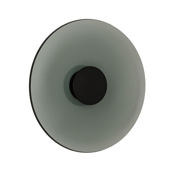 LED Аплик ZAMBELIS 25273 WALL LED LIGHT 22W 2700K-3000K TRIAC BLACK MATT - SMOKED GLASS | Osvetlenieto.bg