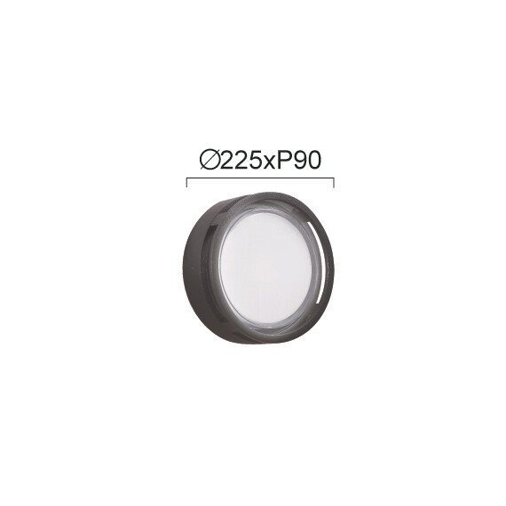 LED Фасаден аплик NIKAO 4321800 Viokef 15W 3000K | Osvetlenieto.bg