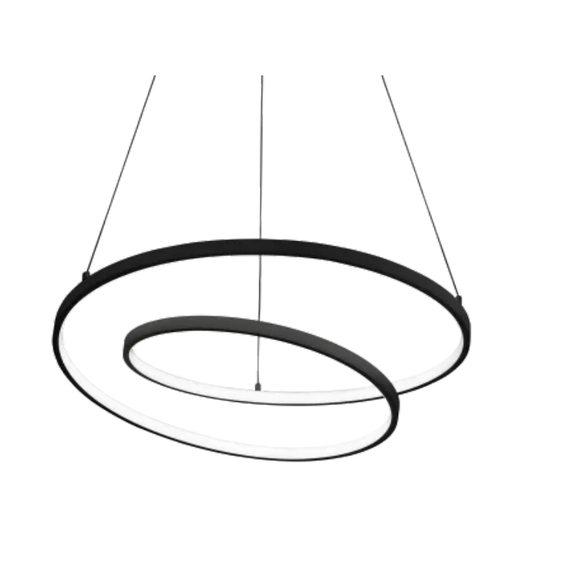 LED Полилей OZ SP D060 DALI NERO 3000K 304557 Ideal Lux | Osvetlenieto.bg