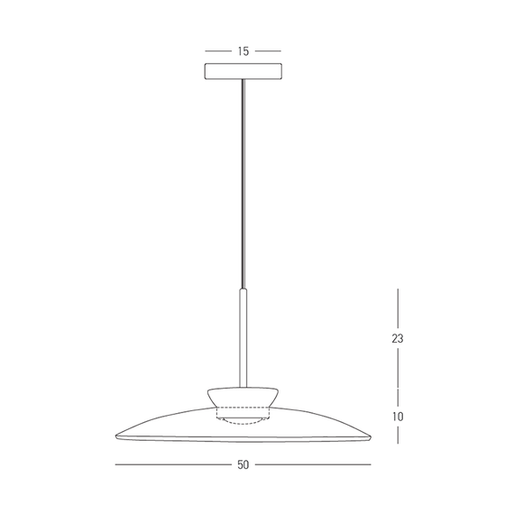 LED Полилей ZAMBELIS 25274 PENDANT LED LIGHT 31W 2700K-3000K TRIAC BLACK MATT - TAWNY GLASS | Osvetlenieto.bg