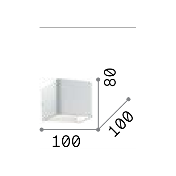 LED Аплик CLICK AP D10 051444 Ideal Lux | Osvetlenieto.bg