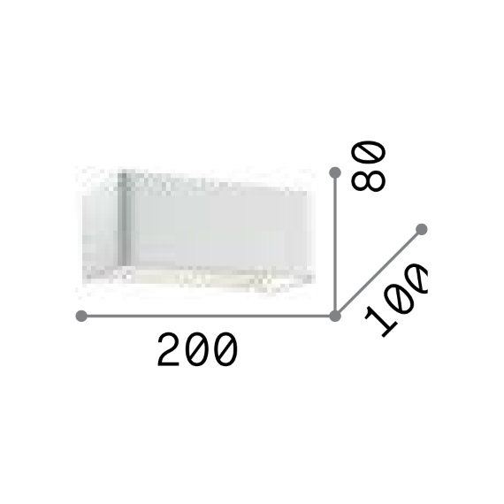 LED Аплик CLICK AP D20 017518 Ideal Lux | Osvetlenieto.bg