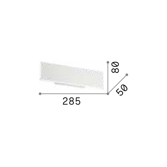 LED Аплик DESK AP2 BIANCO 138251 Ideal Lux | Osvetlenieto.bg