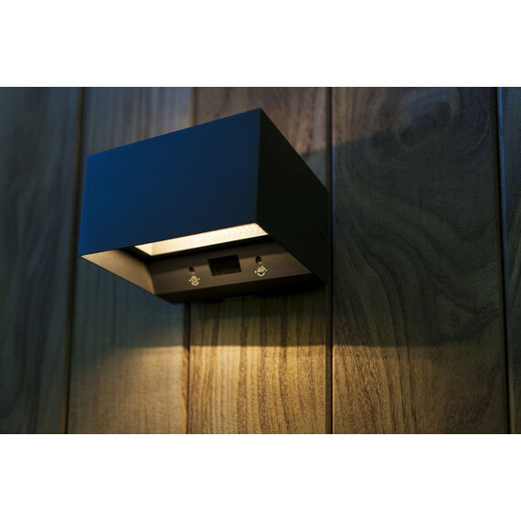 Фасаден аплик GEMINI PIR сензор Lutec LED 10.5W 3000K IP54 5117101118 | Osvetlenieto.bg
