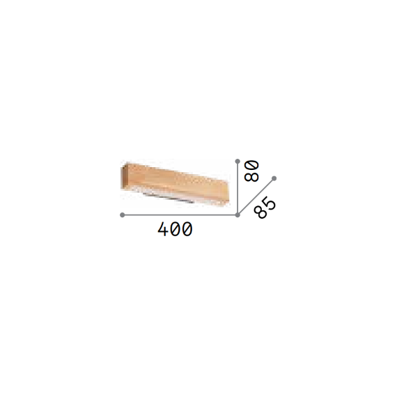 LED Аплик CRAFT AP 284477 Ideal Lux | Osvetlenieto.bg