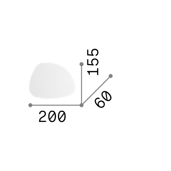 LED Аплик PEGGY AP 10W 257235 Ideal Lux | Osvetlenieto.bg