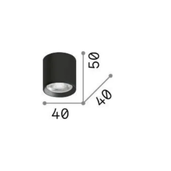 LED Луна за открит монтаж NITRO PL D04 ROUND BIANCO 342788 Ideal Lux 4W 2700K | Osvetlenieto.bg