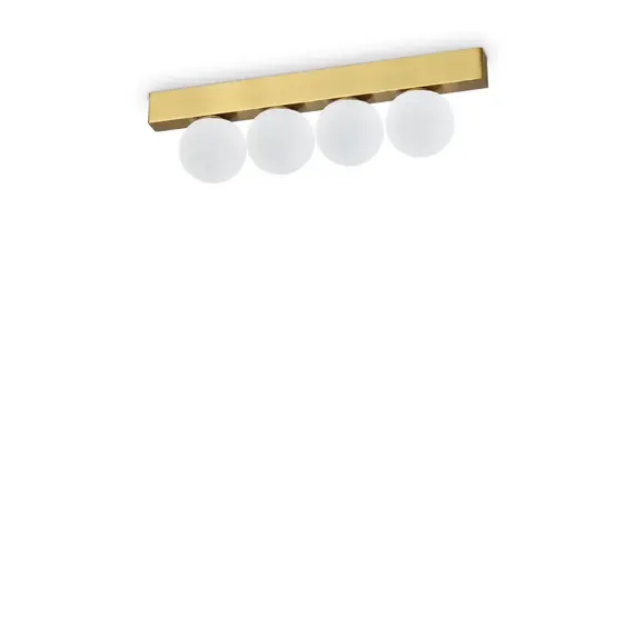 LED Плафон BINOMIO LED PL4 OTTONE 328249 Ideal Lux | Osvetlenieto.bg