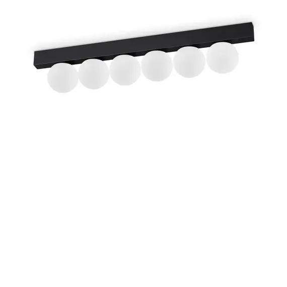 LED Плафон BINOMIO LED PL6 NERO 313290 Ideal Lux | Osvetlenieto.bg