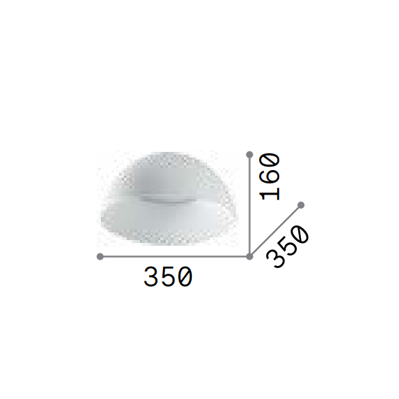 LED Плафон COROLLA-1 PL 297149 Ideal Lux | Osvetlenieto.bg