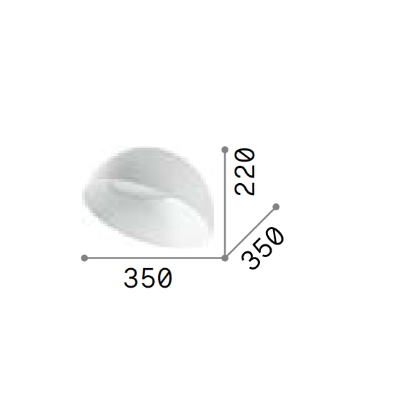 LED Плафон COROLLA-2 PL 297101 Ideal Lux | Osvetlenieto.bg