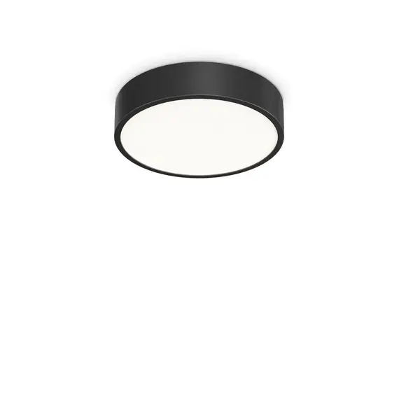 LED Плафон RAY PL D30 NERO 327563 Ideal Lux  IP44 | Osvetlenieto.bg