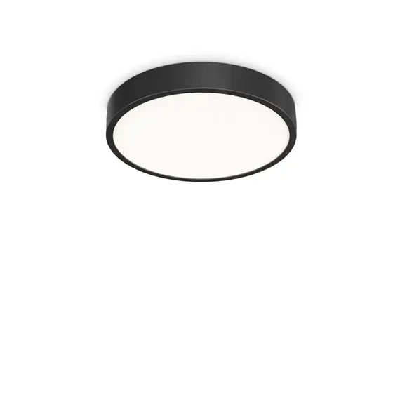 LED Плафон RAY PL D40 NERO 327600 Ideal Lux  IP44 | Osvetlenieto.bg