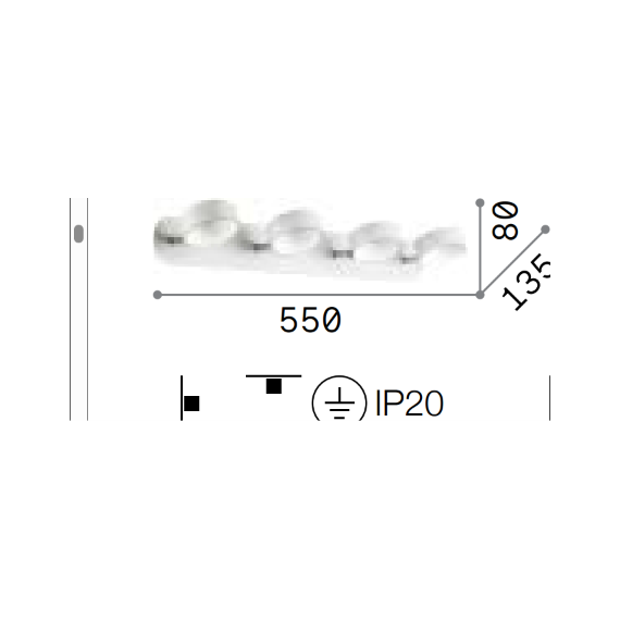 LED Спот OBY PL4 196718 Ideal Lux 24W 3000K | Osvetlenieto.bg