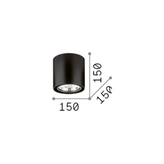 Луна за открит монтаж MOOD PL1 D15 ROUND BIANCO 140872 Ideal Lux 1xGU10 | Osvetlenieto.bg