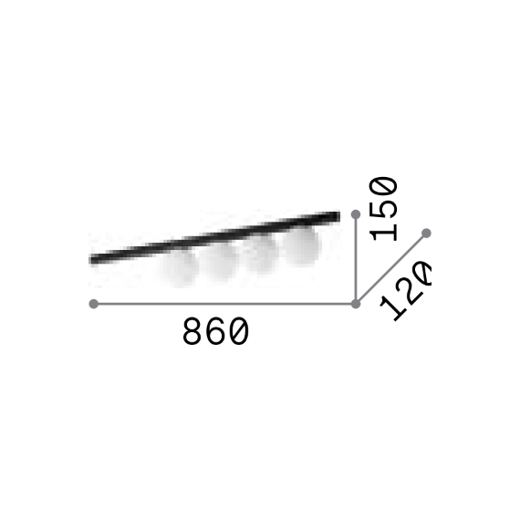 Плафон BINOMIO PL4 BIANCO 328454 Ideal Lux 4xG9 | Osvetlenieto.bg