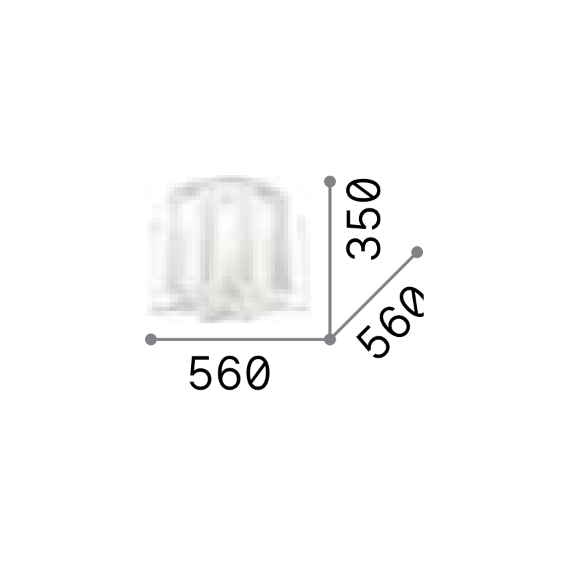 Плафон COMPO PL6 125503 Ideal Lux 6xE27 | Osvetlenieto.bg