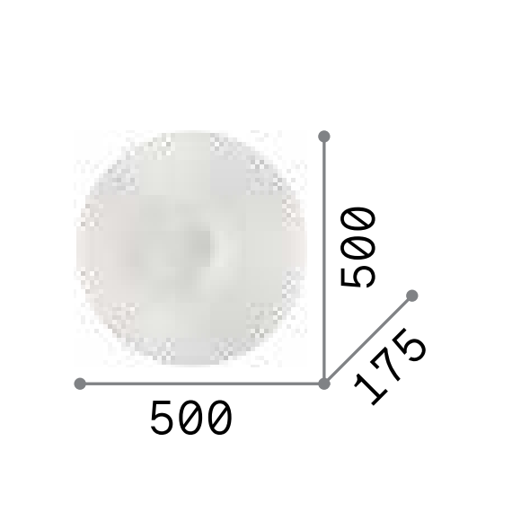 Плафон GLORY PL3 D50 019758 Ideal Lux 3xE27 | Osvetlenieto.bg