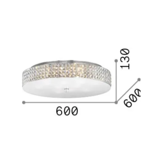 Плафон ROMA PL12 087870 Ideal Lux 12xG9 | Osvetlenieto.bg