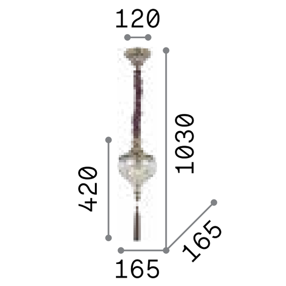 Полилей HAREM SP1 115979 Ideal Lux 1xE27 | Osvetlenieto.bg