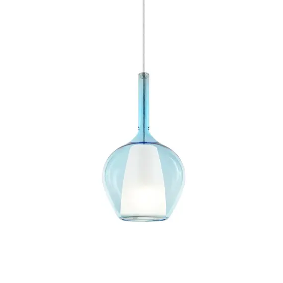 Полилей KALIQUE-1 SP1 D18 AZZURRO 359960 Ideal Lux 1xE27 | Osvetlenieto.bg