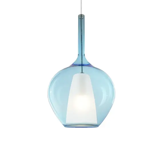 Полилей KALIQUE-1 SP1 D28 AZZURRO 359588 Ideal Lux 1xE27 | Osvetlenieto.bg