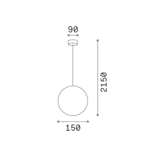 Полилей MAPA BIANCO SP1 D15 369068 Ideal Lux 1xG9 | Osvetlenieto.bg