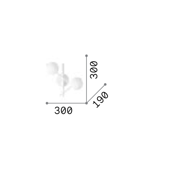 Аплик ATLAS AP2 ORO 365084 Ideal Lux 2xG9 | Osvetlenieto.bg
