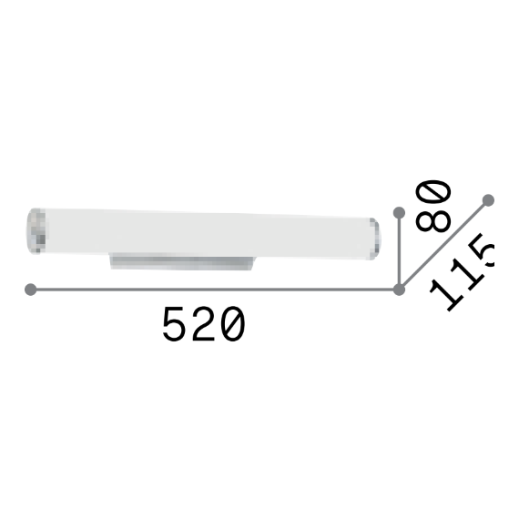 Аплик CAMERINO AP3 027098 Ideal Lux 3xE14 | Osvetlenieto.bg