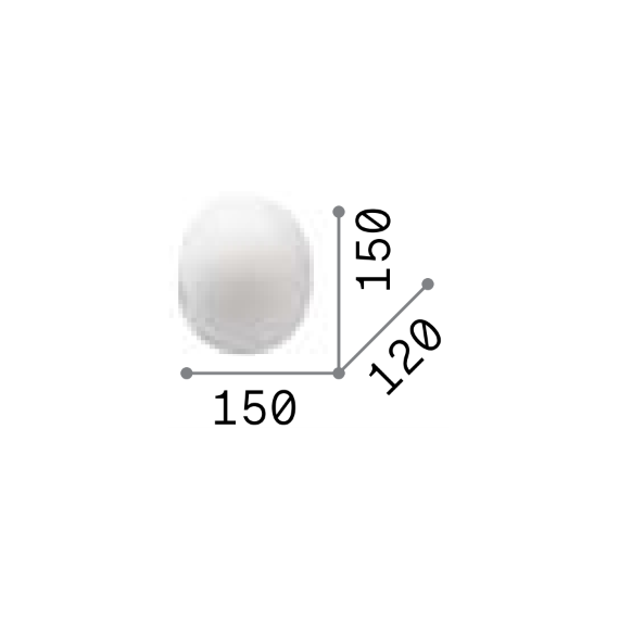 Аплик COTTON AP1 D15 352329 Ideal Lux 1xG9 | Osvetlenieto.bg